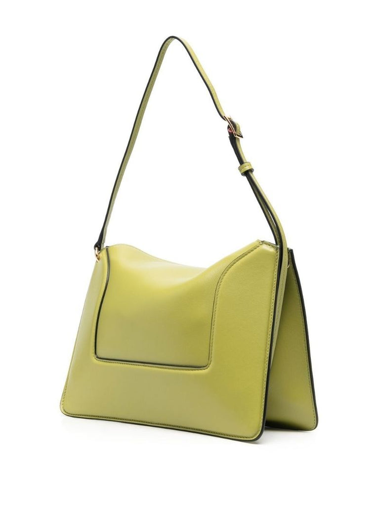 Green Penelope Leather Shoulder Bag