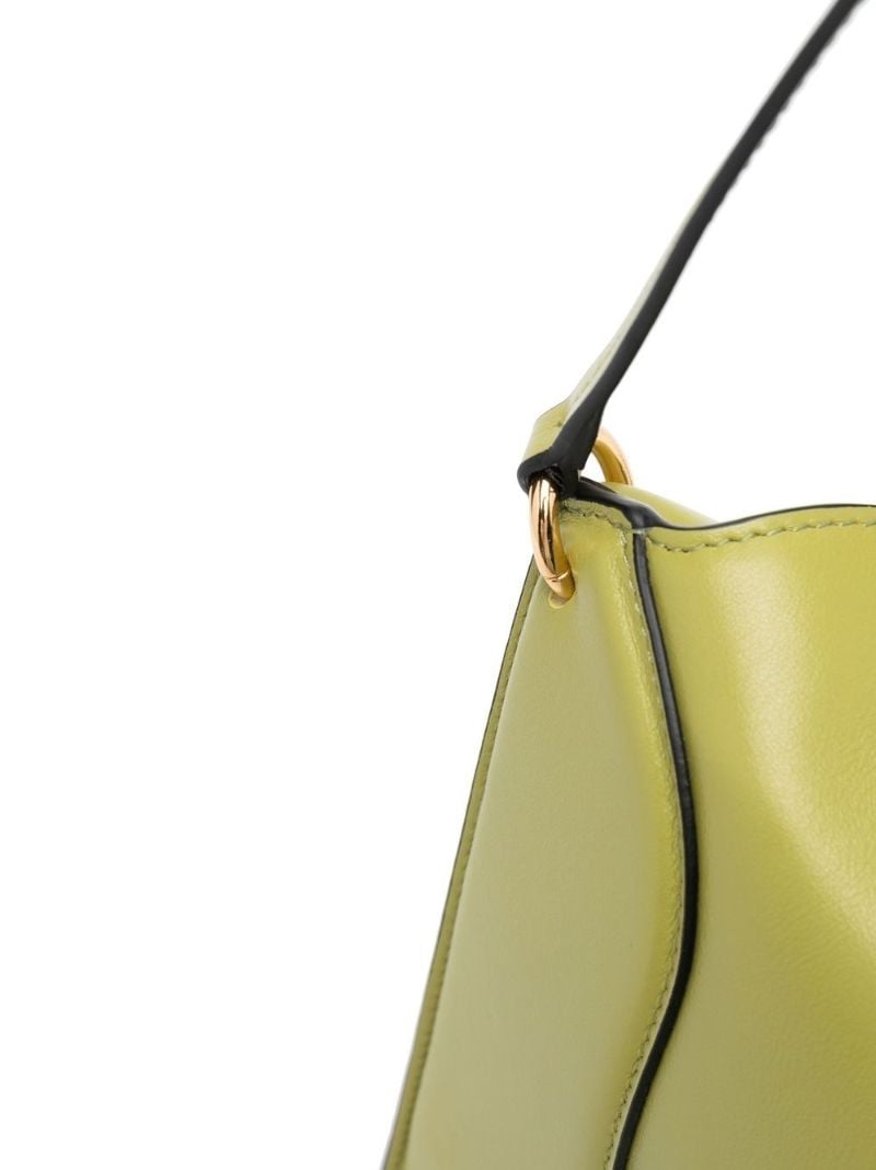 Green Penelope Leather Shoulder Bag