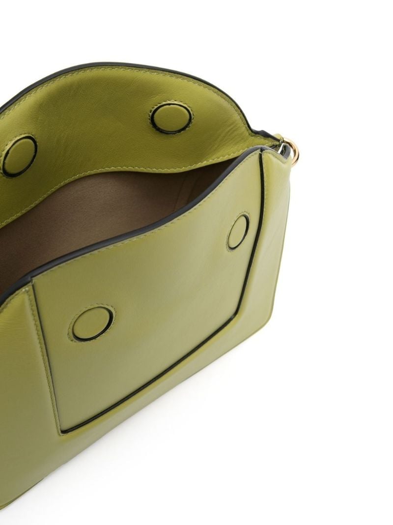 Green Penelope Leather Shoulder Bag