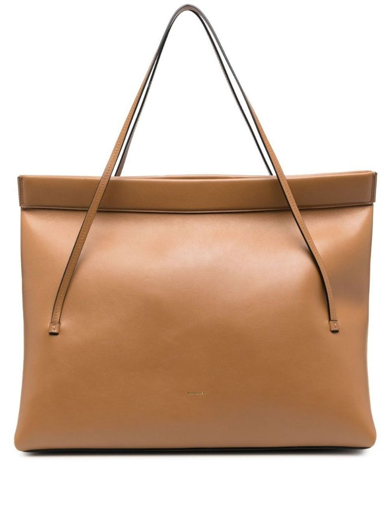 Brown Joanna Large Leather Tote Bag