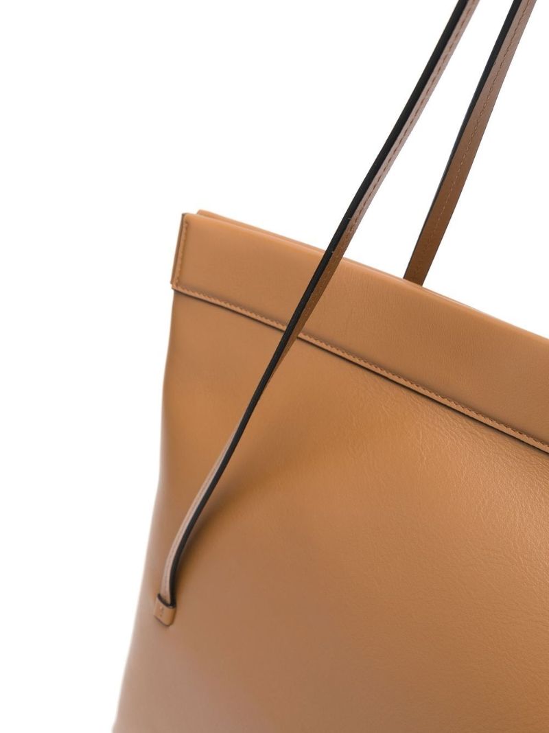 Brown Joanna Large Leather Tote Bag