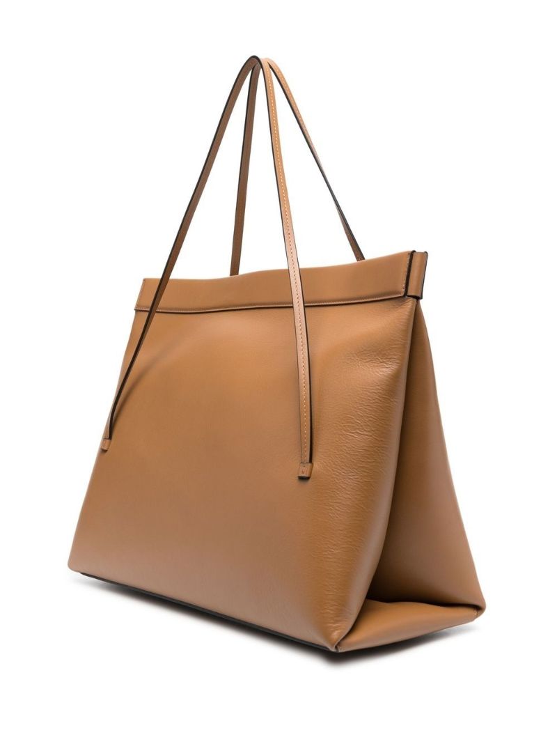 Brown Joanna Large Leather Tote Bag
