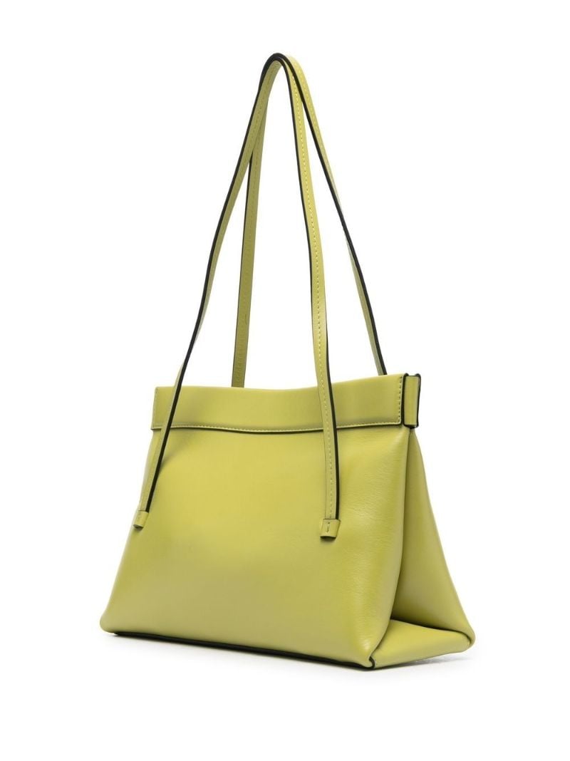 Green Joanna Mini Leather Tote Bag