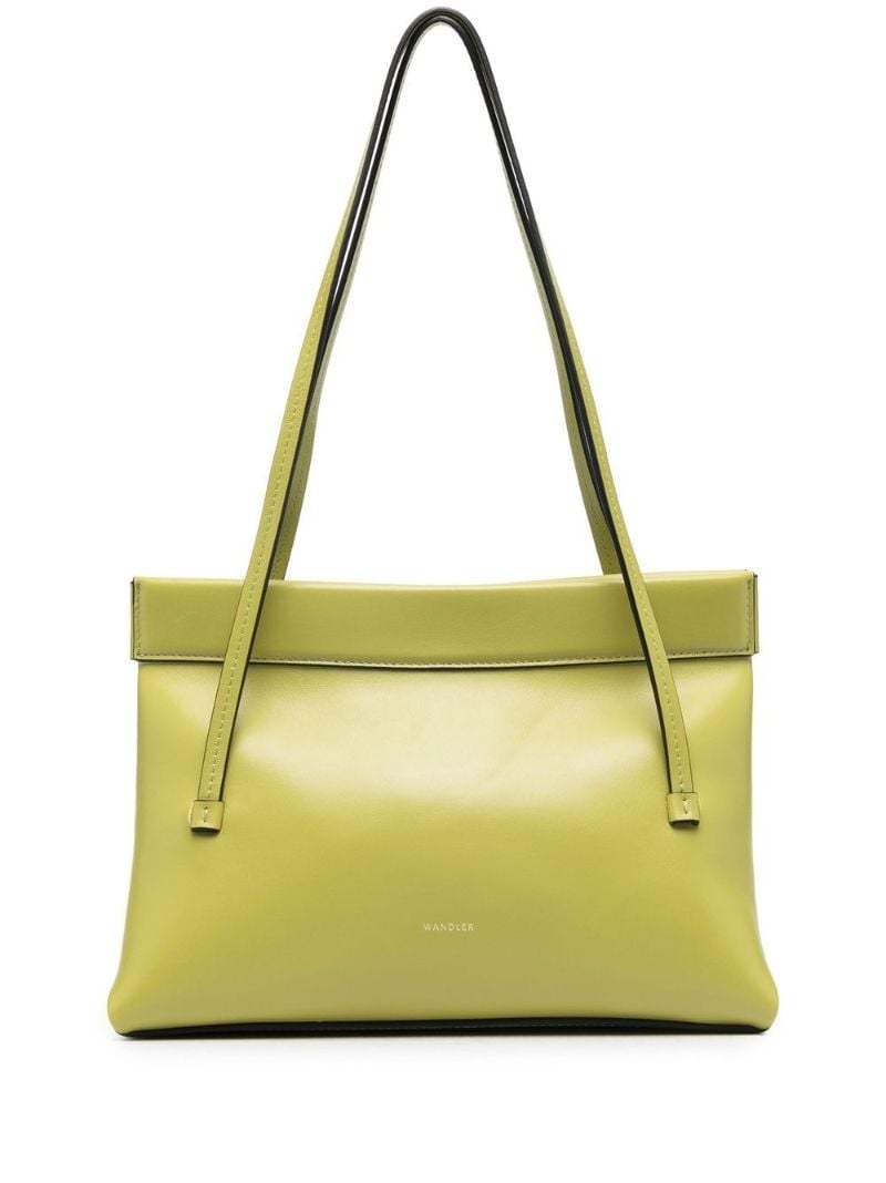 Green Joanna Mini Leather Tote Bag
