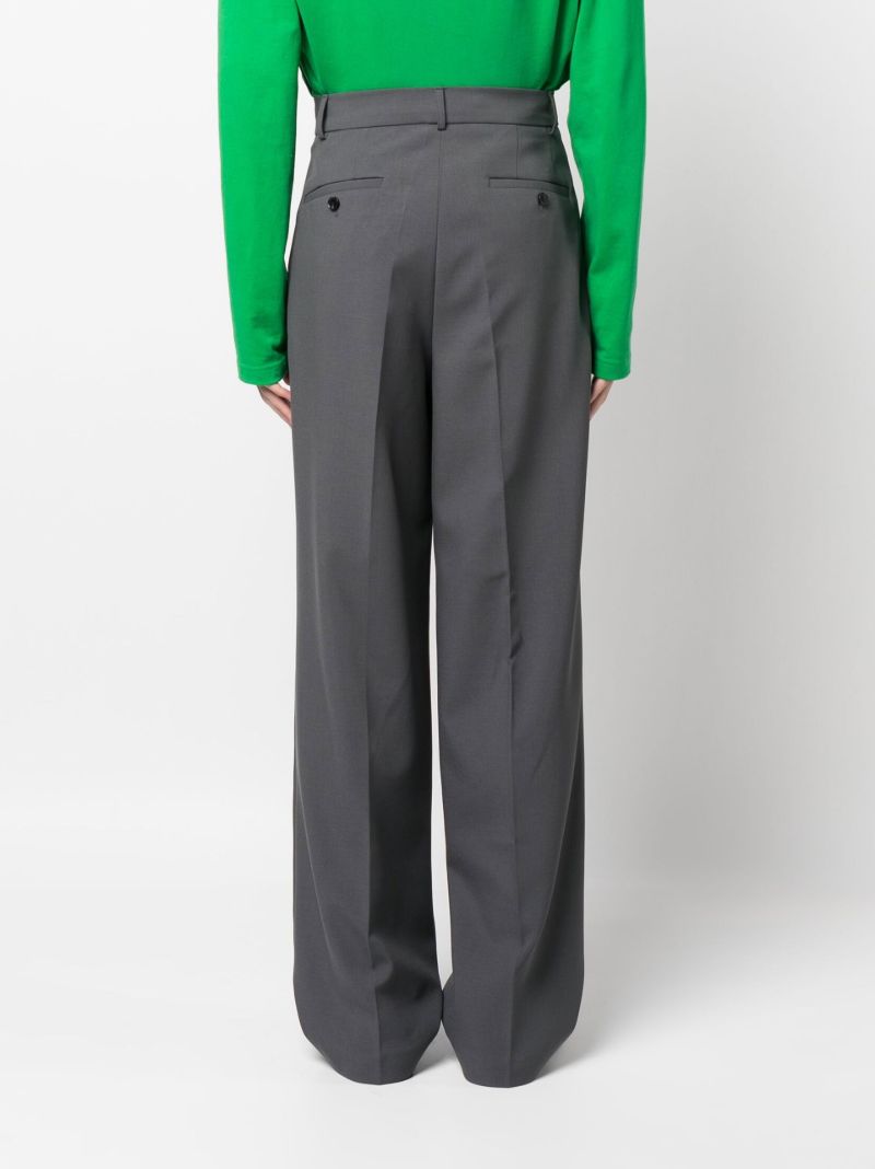 Grey Beo Straight-leg Trousers