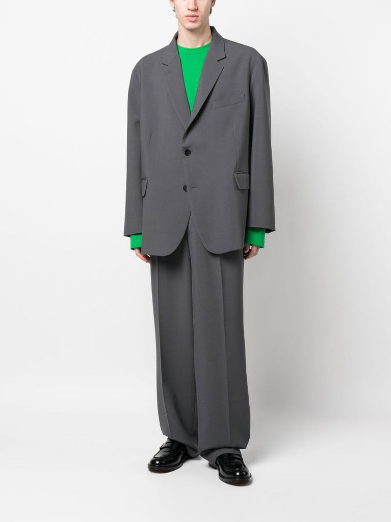 Grey Beo Straight-leg Trousers