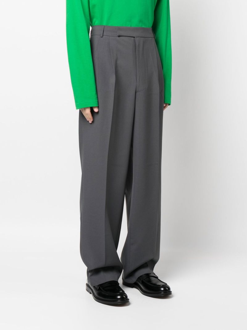 Grey Beo Straight-leg Trousers