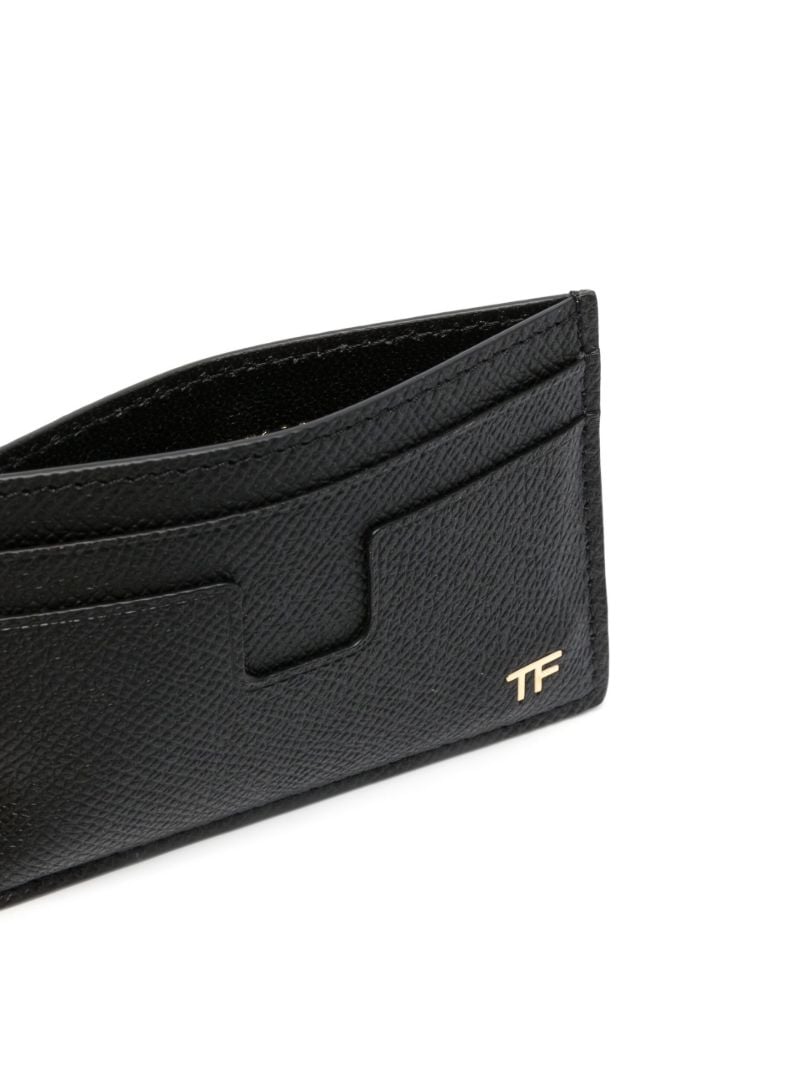 Black Tf Leather Cardholder