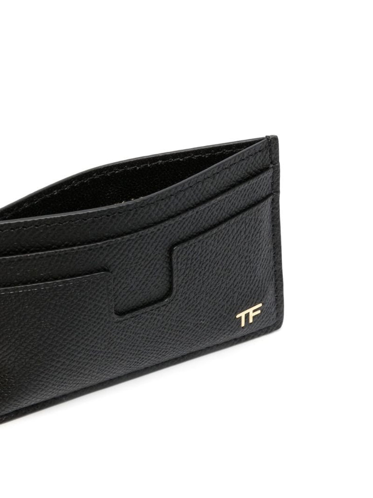 Black Tf Leather Cardholder