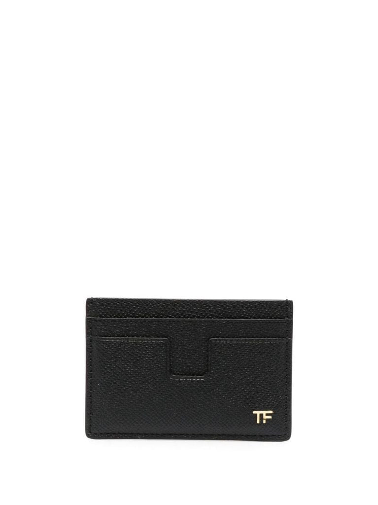 Black Tf Leather Cardholder