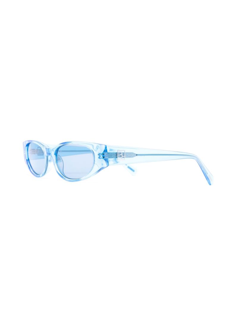 Blue Rodeo Round-frame Sunglasses