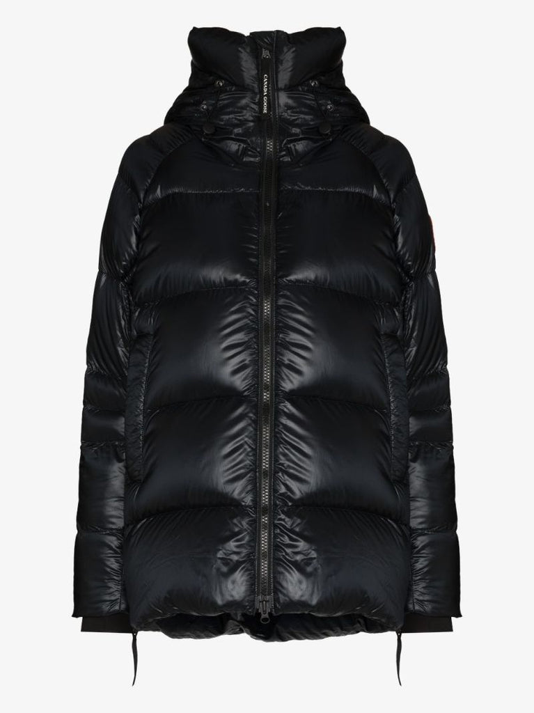 Black Cypress Hooded Quilted Jacket