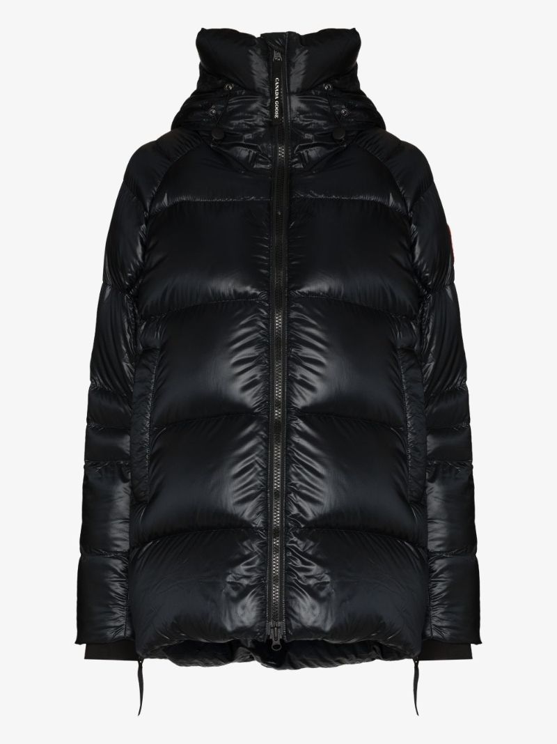 Black Cypress Hooded Quilted Jacket