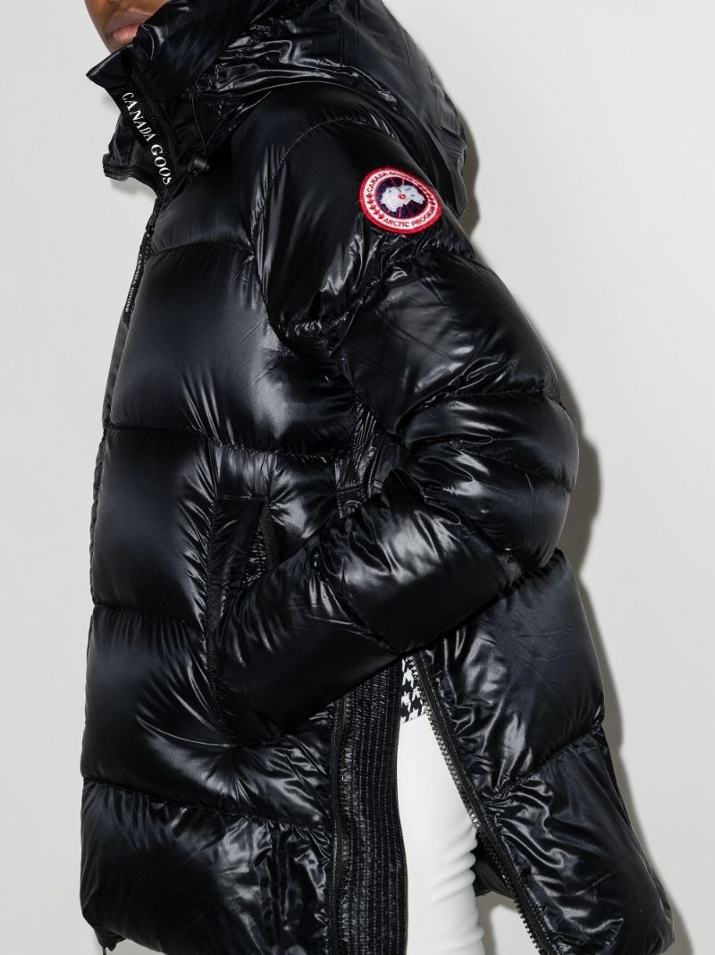 Black Cypress Hooded Quilted Jacket