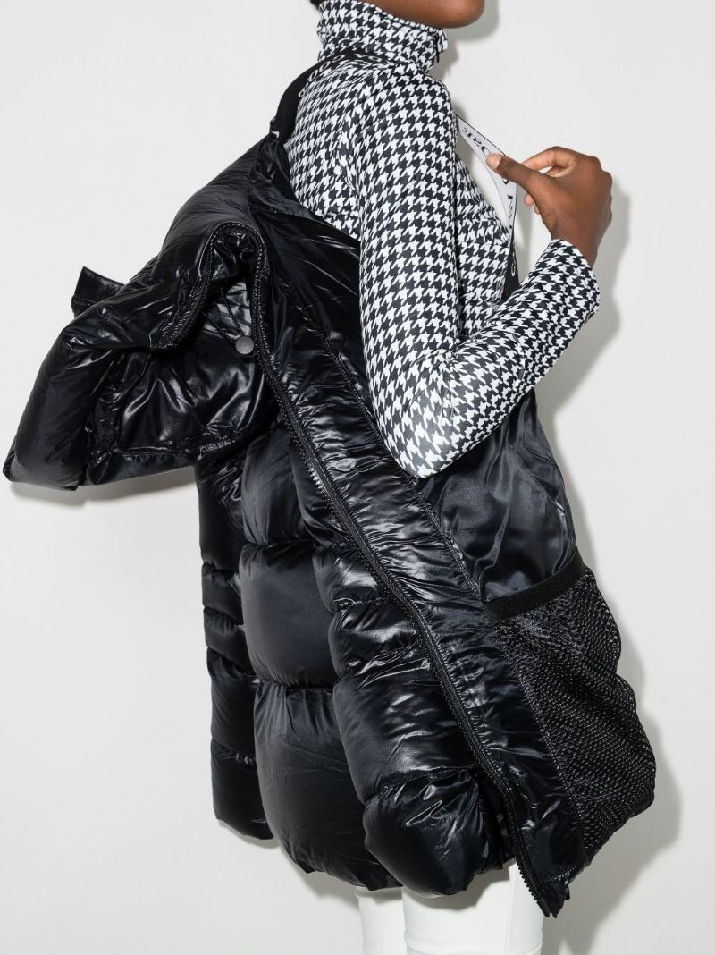 Black Cypress Hooded Quilted Jacket