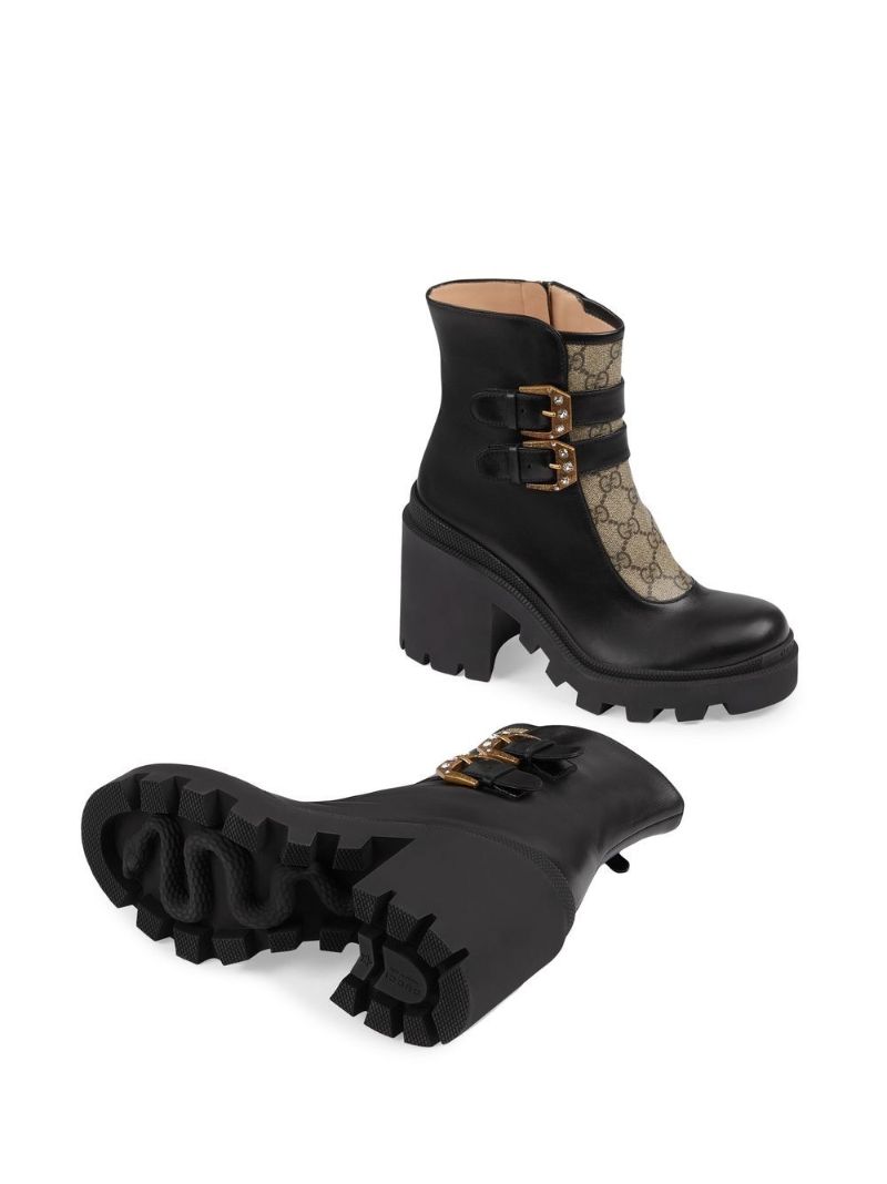 Black Gg Supreme Ankle Boots