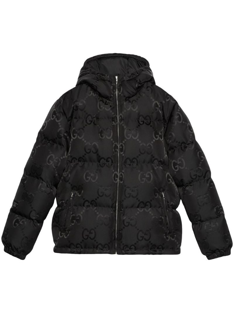 Black Jumbo Gg Canvas Jacket