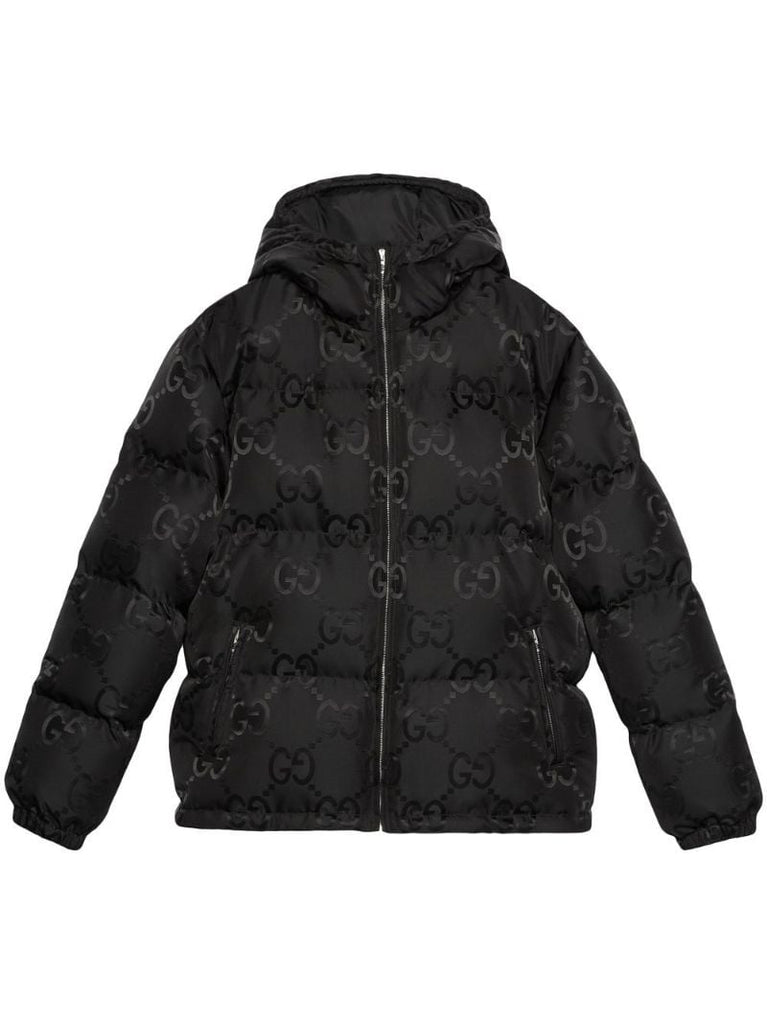 Black Jumbo Gg Canvas Jacket