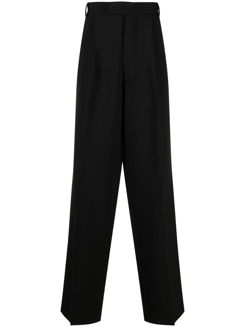 Black Beo Straight-leg Trousers