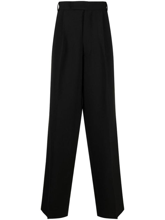 Black Beo Straight-leg Trousers