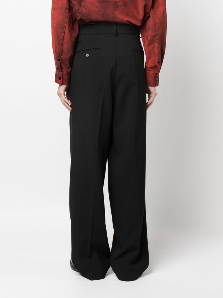 Black Beo Straight-leg Trousers