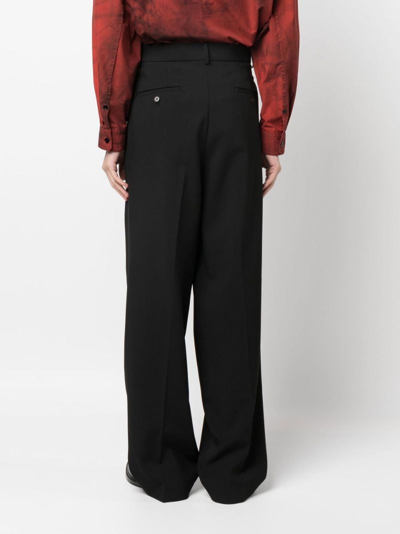 Black Beo Straight-leg Trousers
