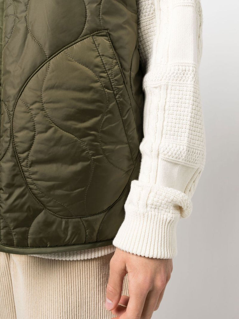 Green Gaby Reversible Quilted Gilet
