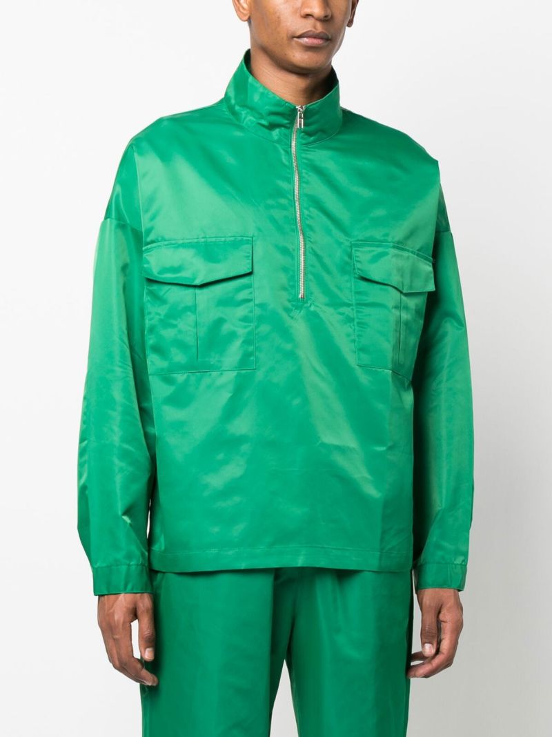 Green Kevin Oversized Anorak Jacket