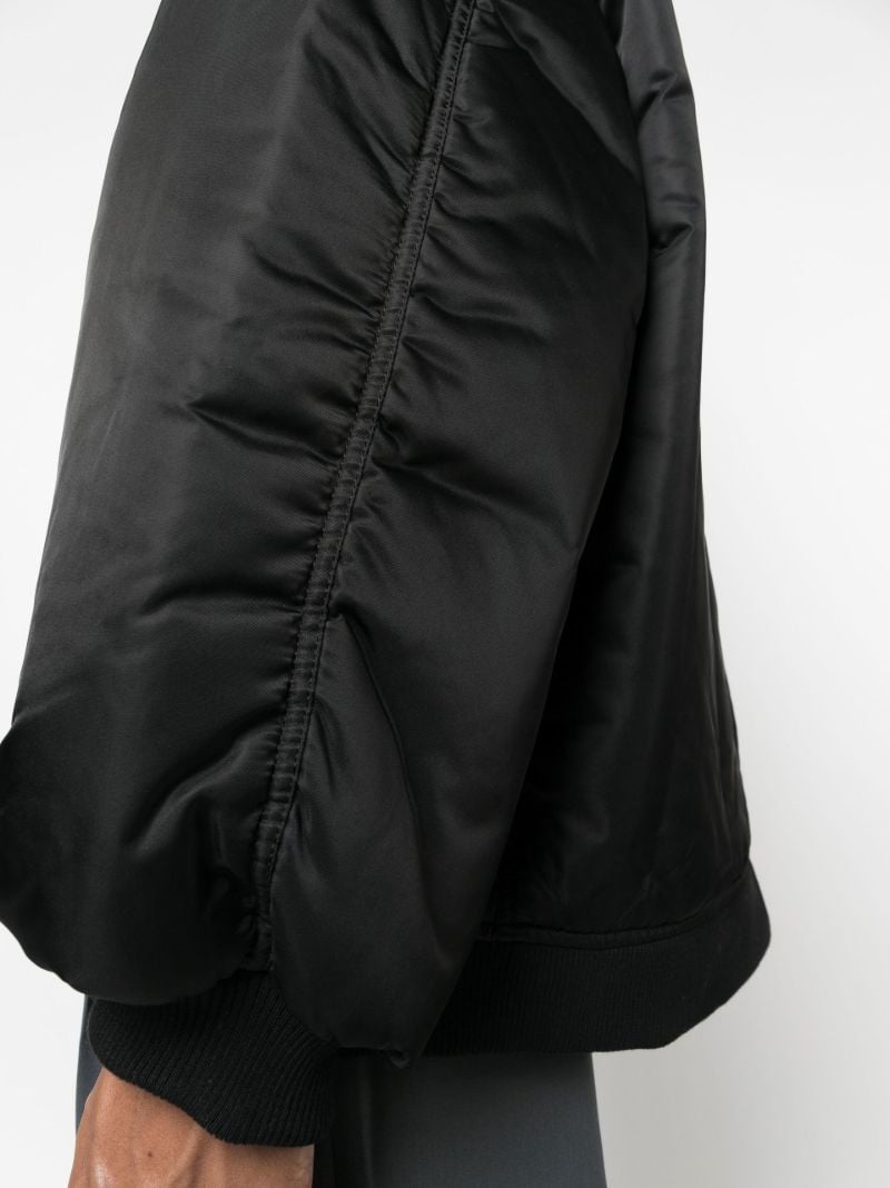 Black Astra Oversized Bomber Jacket