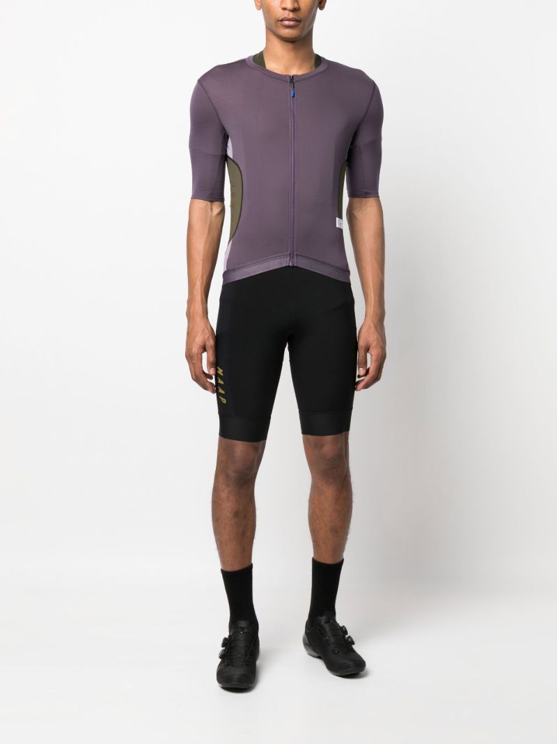 Black Alt Road Cargo Bib Shorts