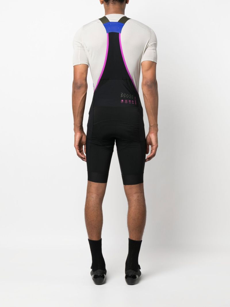 Black Alt Road Cargo Bib Shorts
