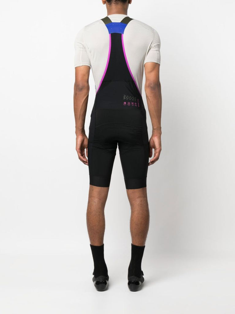 Black Alt Road Cargo Bib Shorts