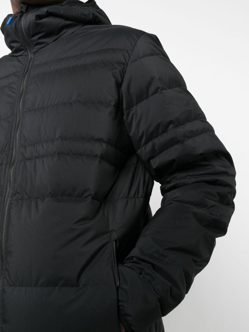 Black Hooded Puffer Jacket