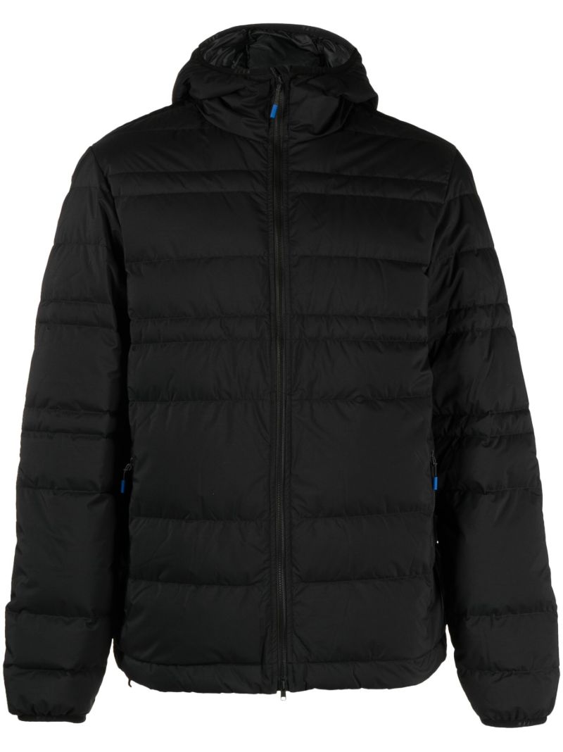Black Hooded Puffer Jacket