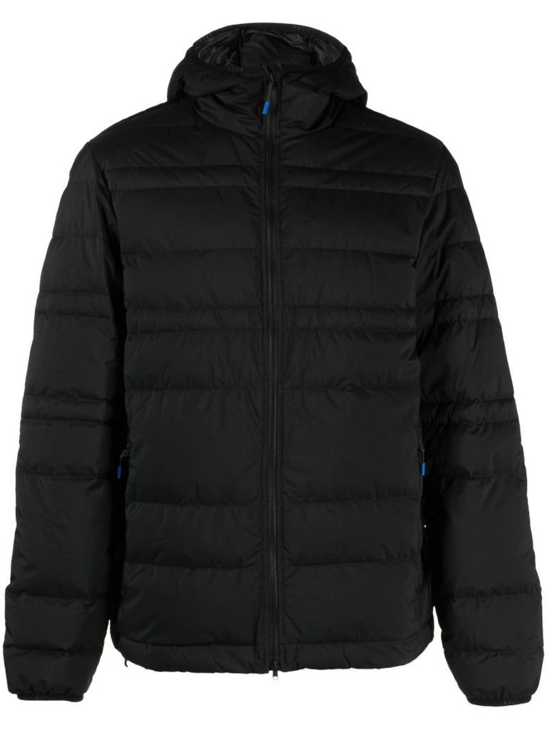 Black Hooded Puffer Jacket