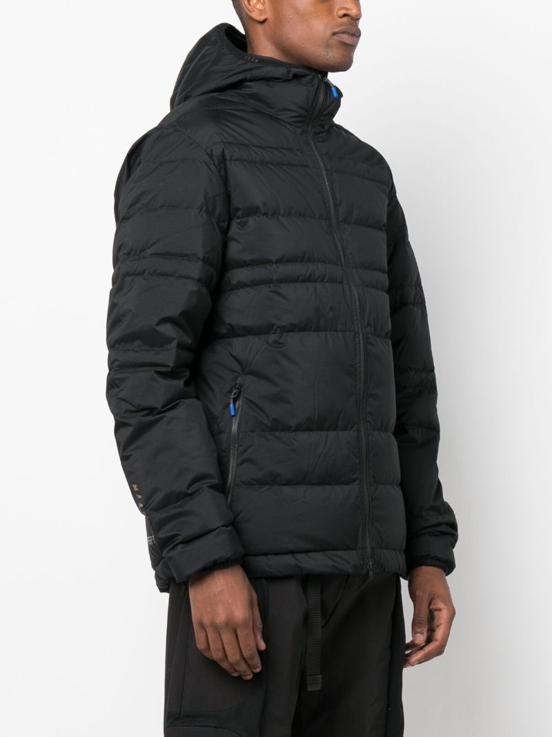 Black Hooded Puffer Jacket
