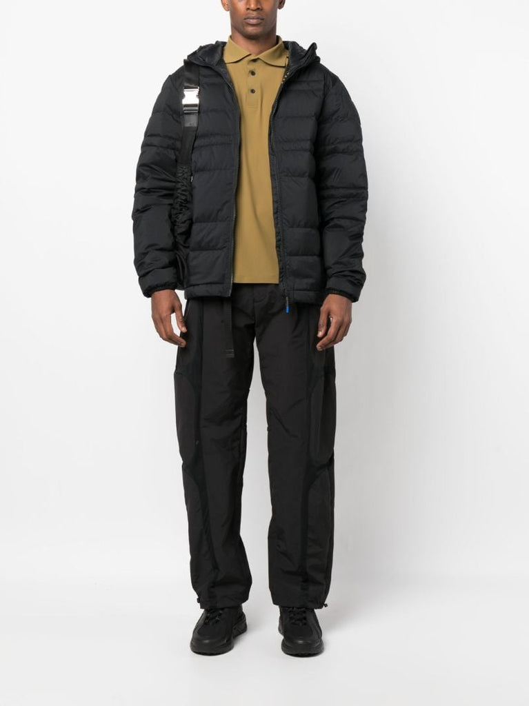 Black Hooded Puffer Jacket