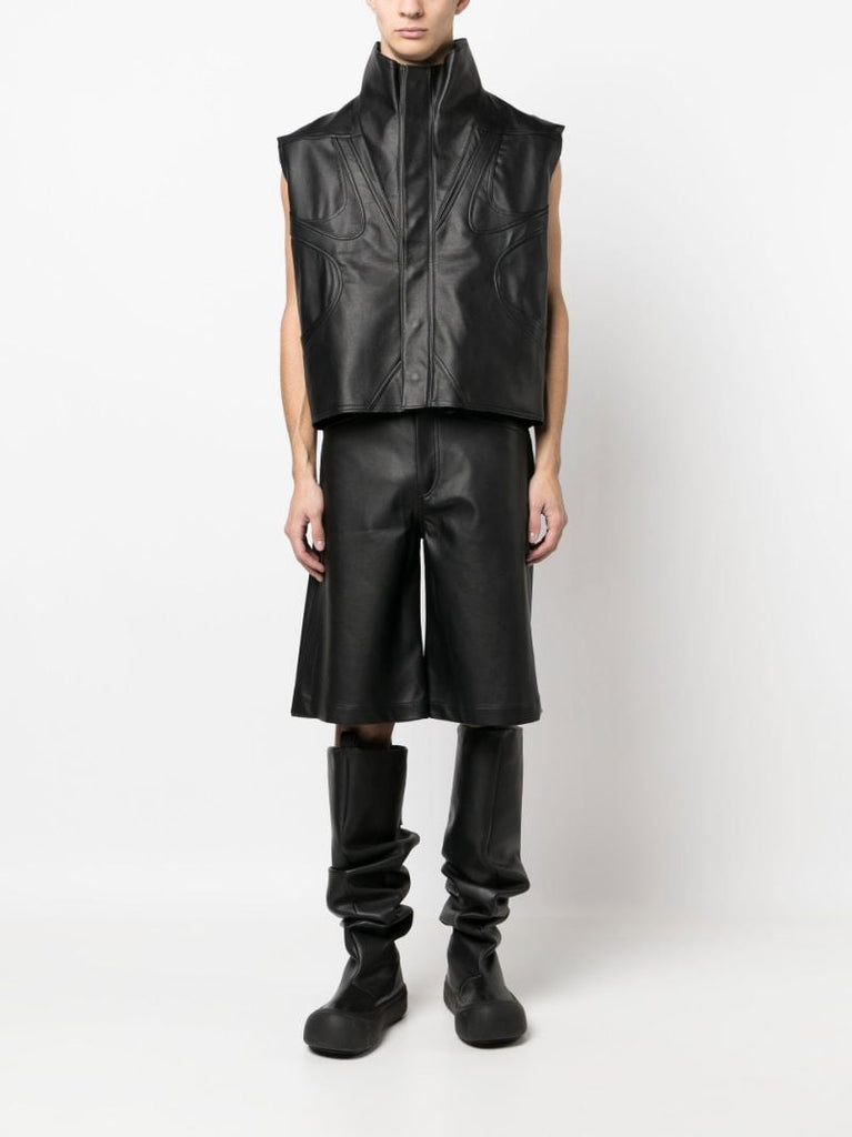 Black A-line Shorts