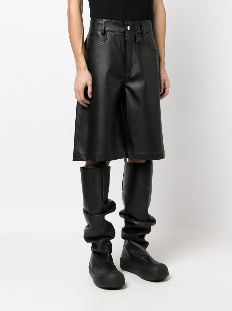 Black A-line Shorts