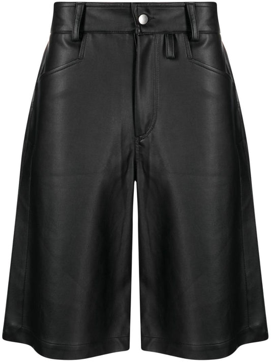 Black A-line Shorts
