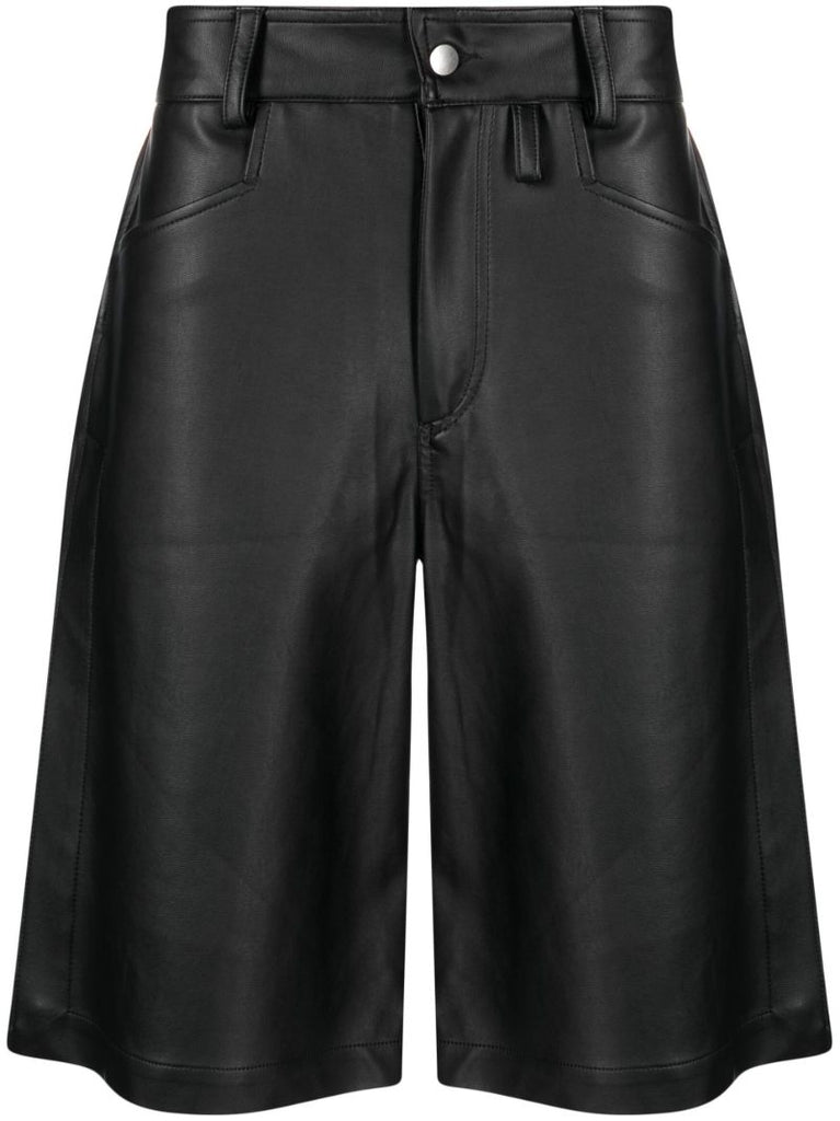Black A-line Shorts