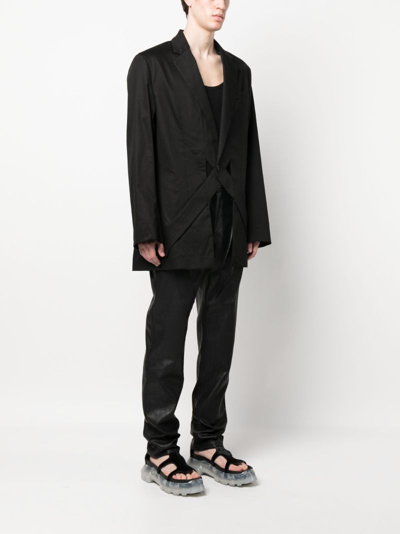 Black Cut-out Blazer