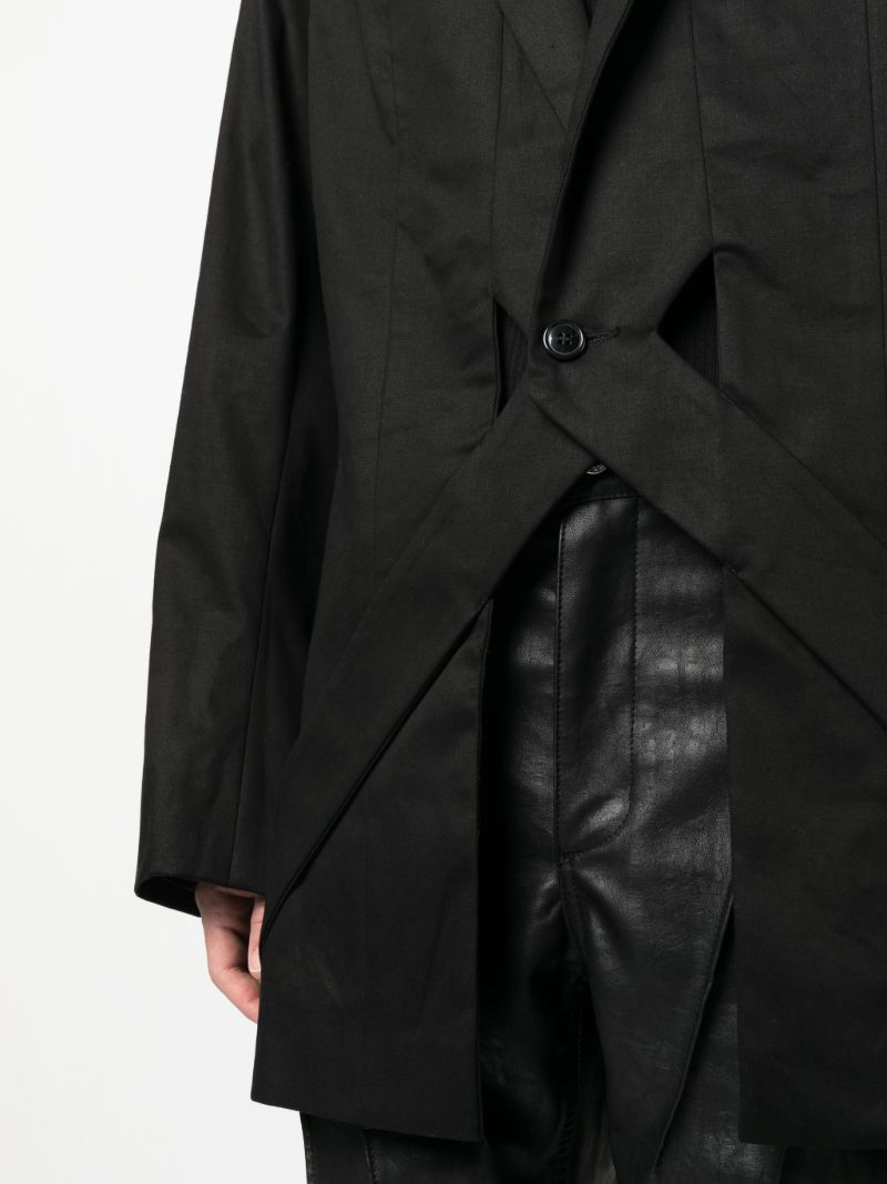 Black Cut-out Blazer