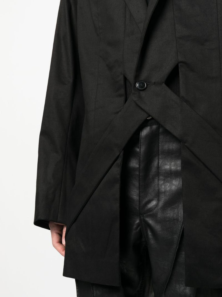 Black Cut-out Blazer