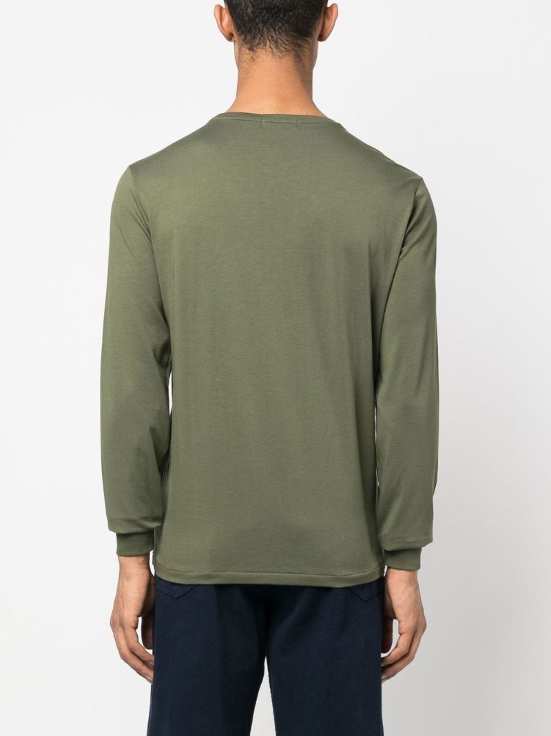 Green Polo Bear Long Sleeved T-shirt