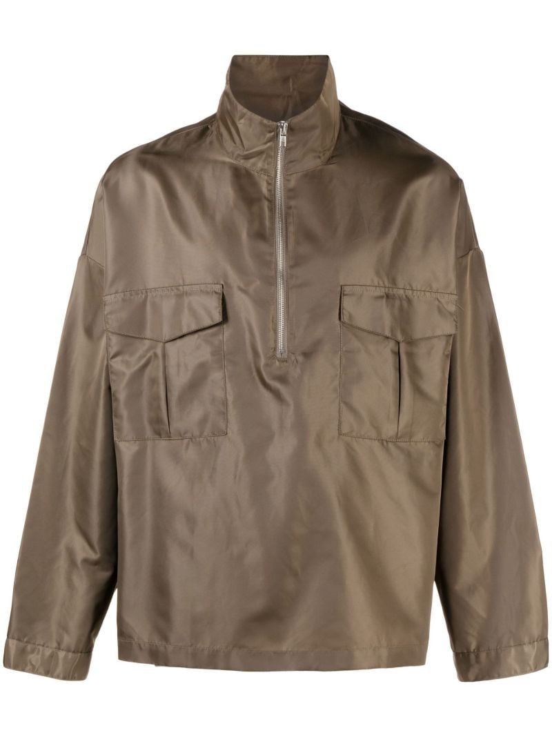 Brown Kevin Oversized Anorak Jacket