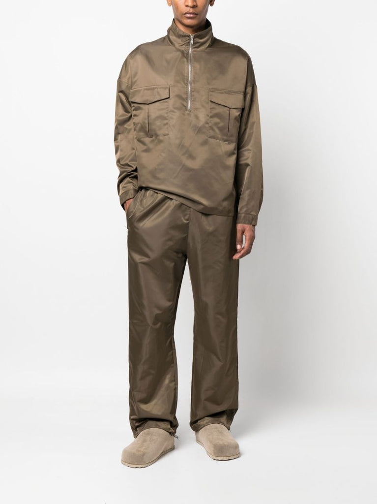 Brown Kevin Oversized Anorak Jacket
