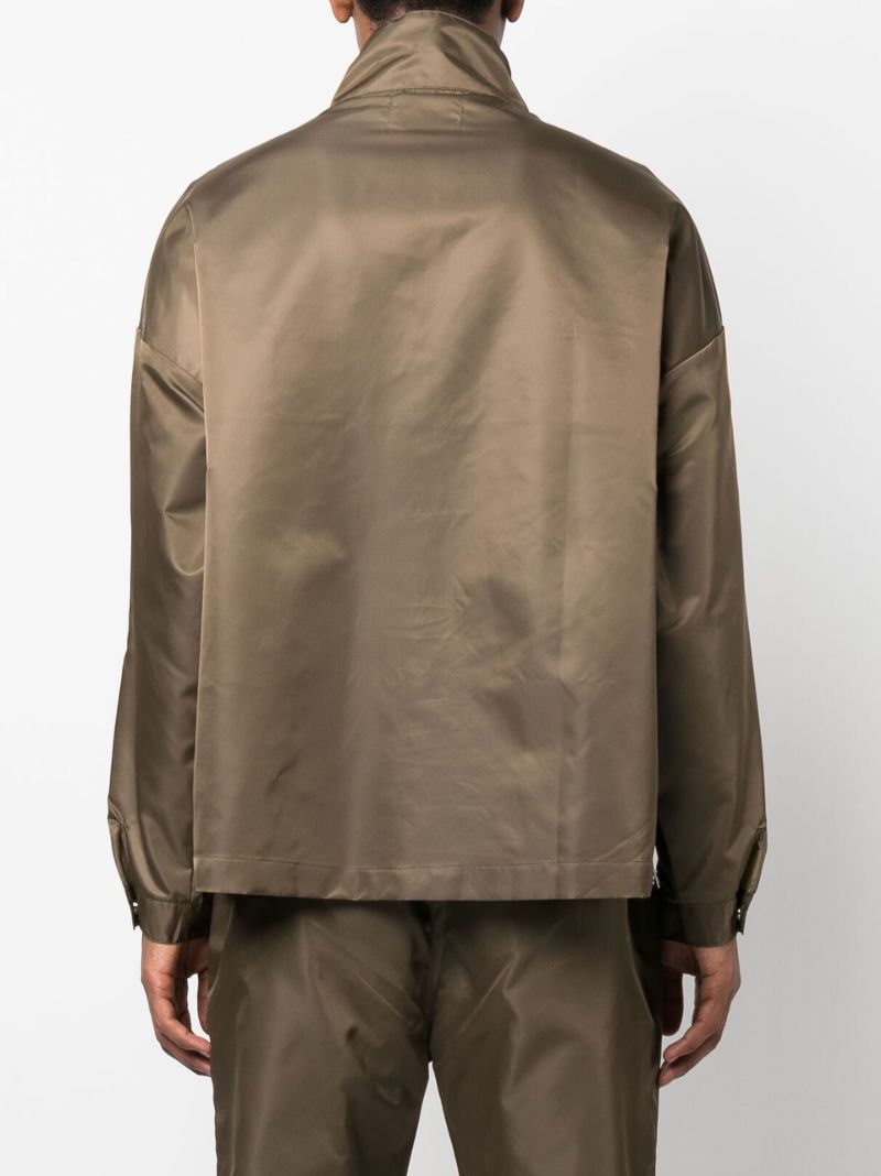 Brown Kevin Oversized Anorak Jacket