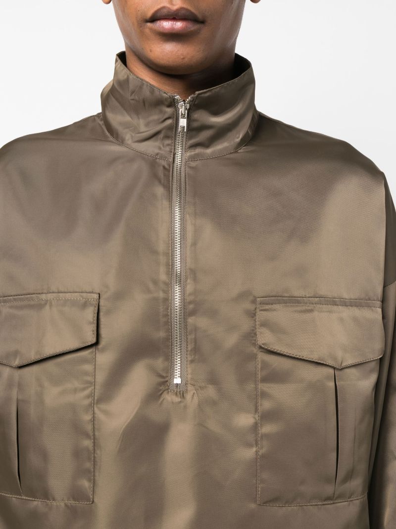 Brown Kevin Oversized Anorak Jacket