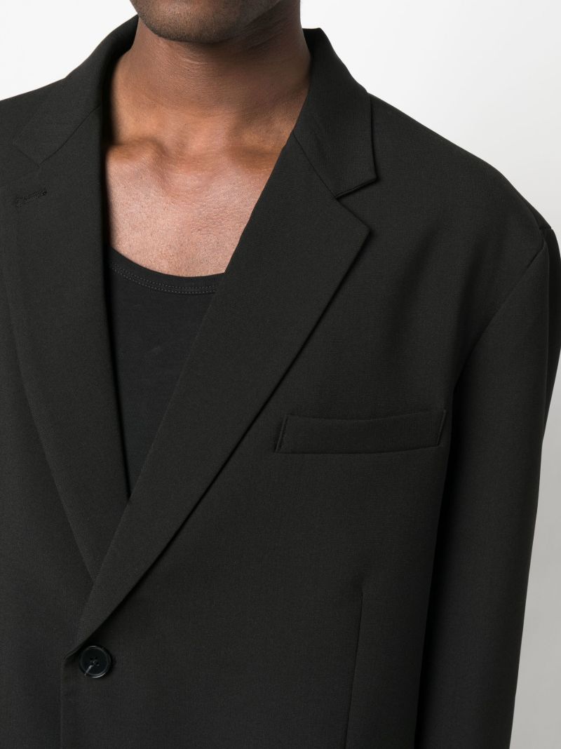 Black Beo Single-breasted Blazer